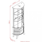 Cristaleira 4 Portas Marina Madetec