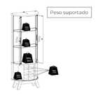 Cristaleira 4 Portas Marina Madetec