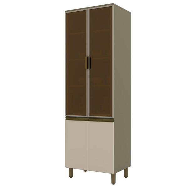 Cristaleira 4 Portas Mdf Evy Ci71 Henn