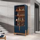 Cristaleira 4 Portas Para Sala De Estar 50519 Dcasa