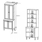 Cristaleira 4 Portas Royal Thb