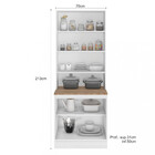 Cristaleira 4 Portas Unna Poliman