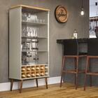 Cristaleira 4 Prateleiras Franca Off White Cinamomo