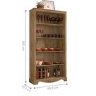 Cristaleira 4 Prateleiras Reims Cinamomo