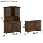 Cristaleira 5 Portas 8925 E Balcao 3 Portas 8927 Rubi Café Fnt