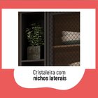 Cristaleira 70 Cm Caiena Thela Mel/fumê