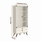 Cristaleira 800x1730x385mm Movelbento