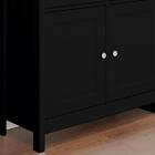 Cristaleira + Aparador Buffet Ditália E-954 + R-626 Preto