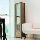 Cristaleira +aparador Ditália +kit Luz E-962-r-626