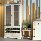 Cristaleira Adega 2 Portas 1 Gaveta Smile Serpil