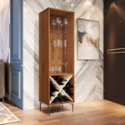 Cristaleira Adega Cromatike Caramelo Pérola