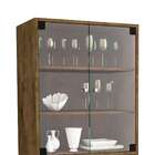 Cristaleira Adega Scala Sala De Estar Pé De Aço