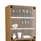 Cristaleira Adega Scala Sala De Estar Pé De Aço