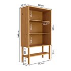 Cristaleira Baixa Magna Porta Rattan Cabecasa Madeiraoriginal