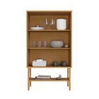 Cristaleira Baixa Magna Porta Rattan Cabecasa Madeiraoriginal