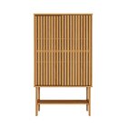 Cristaleira Baixa Magna Porta Ripada Cabecasa Madeiraoriginal