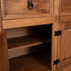 Cristaleira Balcão 3 Portas Com Vidro 3 Gavetas Com Oratório