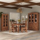 Cristaleira Balcão 3 Portas Com Vidro 3 Gavetas Com Oratório