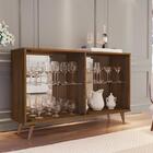 Cristaleira Balcão 4011 Canela Jb Bechara Móveis