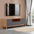 Cristaleira Balcao Buffet E Rack Sala De Estar Milani Store