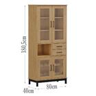 Cristaleira Bar 4 Pt De Vidro/madeira Maciça 1949 Madri Fnt