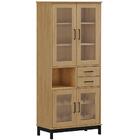 Cristaleira Bar 4 Pt De Vidro/madeira Maciça 1949 Madri Fnt