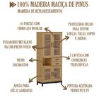 Cristaleira Bar 4 Pt De Vidro/madeira Maciça 1949 Madri Fnt