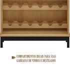 Cristaleira Bar 4 Pt De Vidro/madeira Maciça 1949 Madri Fnt