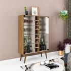 Cristaleira Bar Adega Taças Bebidas Modena Cor Cin/off White