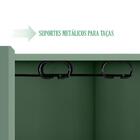 Cristaleira Bar E Buffet Mdf/madeira Maciça Milao Fnt