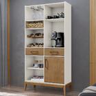 Cristaleira Bar Mdf/madeira Maciça 2920 Milao Fnt