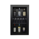 Cristaleira Bar Peq Adega Para Vinhos E Bebidas Suspenso Pare