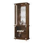 Cristaleira Barzinho Com Iluminação Em Led 4070 Cor Canela