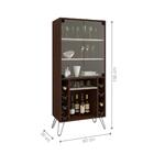 Cristaleira Bilbao Nogal Off White