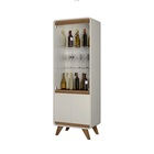 Cristaleira Channel Nature/off White - Fabrimóveis