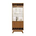 Cristaleira Charmosa Cor Telha Creme Dj Móveis