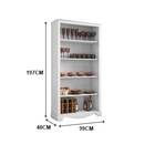 Cristaleira Chicago Branco - Rv Móveis