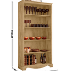 Cristaleira Chicago Cinamomo – Rv Móveis