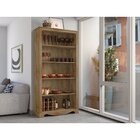 Cristaleira Chicago Com 4 Prateleiras Cinamomo