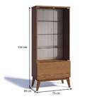 Cristaleira Classic 1g Freijó Touch