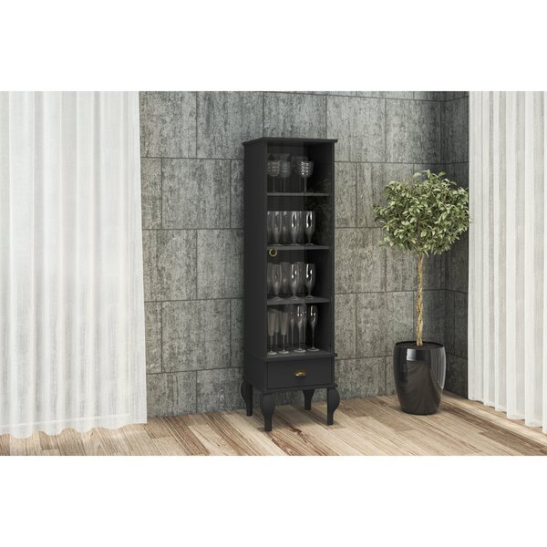 Cristaleira Clássica 1 Gaveta 1 Porta 45cmx165cm Movelbento P