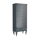 Cristaleira Clássica 2 Portas 1 Gaveta Petróleo