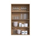 Cristaleira Clássica Quiditá 2 Portas Marrom Bronze