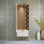 Cristaleira Com 01 Porta 01 Gaveta 11 Garrafeiros E 02 Pratel