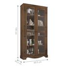 Cristaleira Com 4 Prateleiras Rennes Freijó