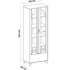 Cristaleira Com Adega Artely Murano Cinamomo/off White