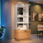 Cristaleira Com Adega Decorativa Peggy Cinamomo/off White G26