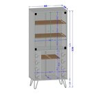 Cristaleira Com Porta Garrafas 2 Portas Scala Móveis Bechara