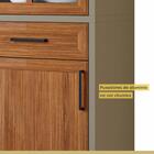 Cristaleira Com Vidro 2 Portas 1 Gaveta Nesher