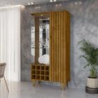 Cristaleira Com Vidros 2 Portas E Adega 90,5cm Multimóveis Cr